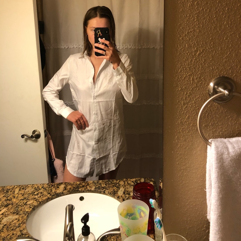 Perfect white button down